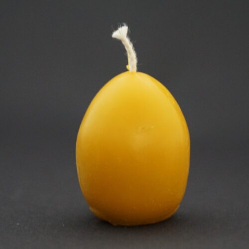 Świeczka z wosku pszczelego – jajko