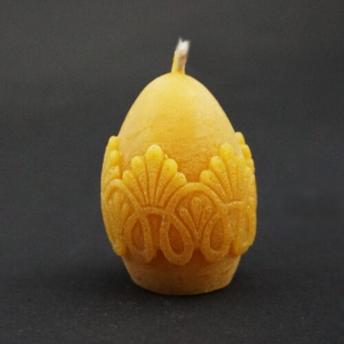 Świeczka z wosku pszczelego – jajko Wielkanocne 2