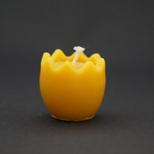 Świeczka z wosku pszczelego – jajko Wielkanocne