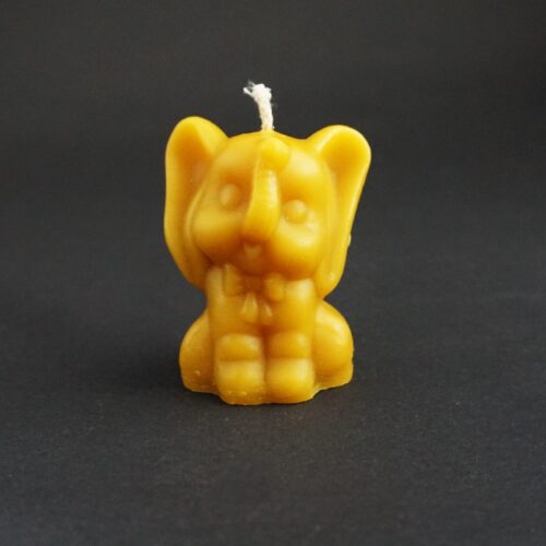 Świeczka z wosku pszczelego – słonik